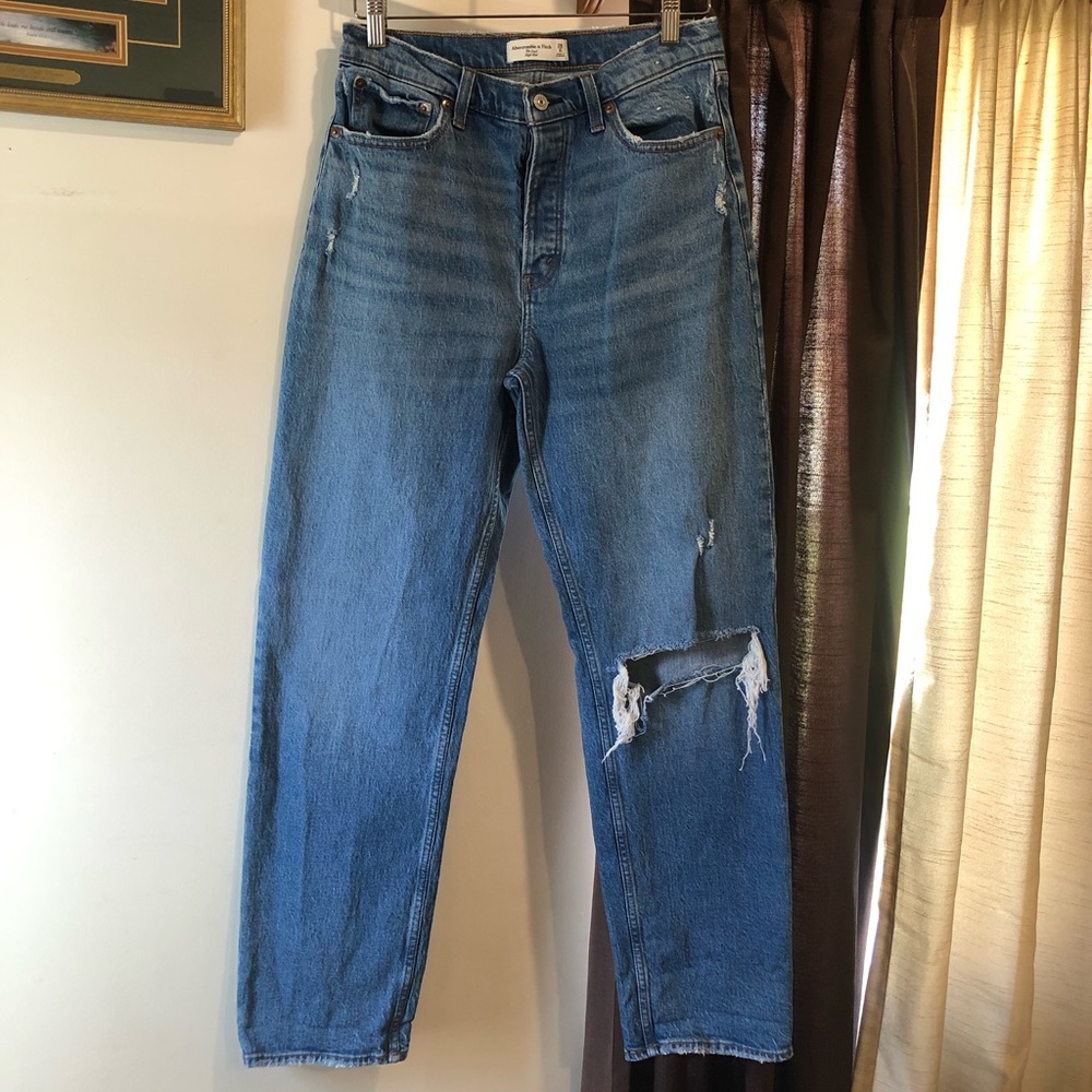 Abercrombie and fitch dad jeans